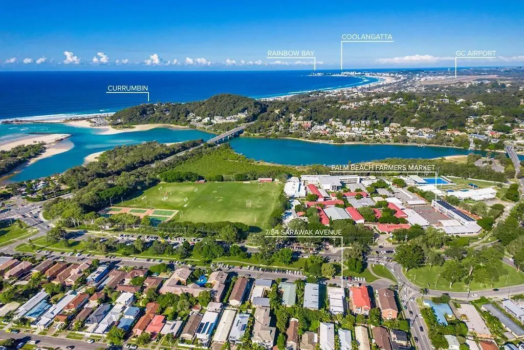 Sunny Beachside Escape 2Br Walk To Palm Beach Gold Coast